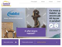 Tablet Screenshot of confortsirenovare.ro